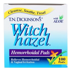 Dickinson Brands Hemorrhoidal Pads - 100 Pads Dickinson Brands Hemorrhoidal Pads - 100 Pads
