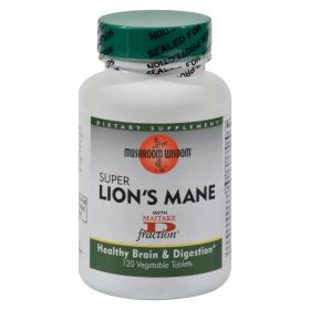 Mushroom Wisdom Super Lion's Mane - 120 Vegetable Tablets Mushroom Wisdom Super Lion's Mane - 120 Vegetable Tablets