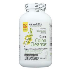 Health Plus - Super Colon Cleanse - 500 Mg - 240 Capsules Health Plus - Super Colon Cleanse - 500 Mg - 240 Capsules